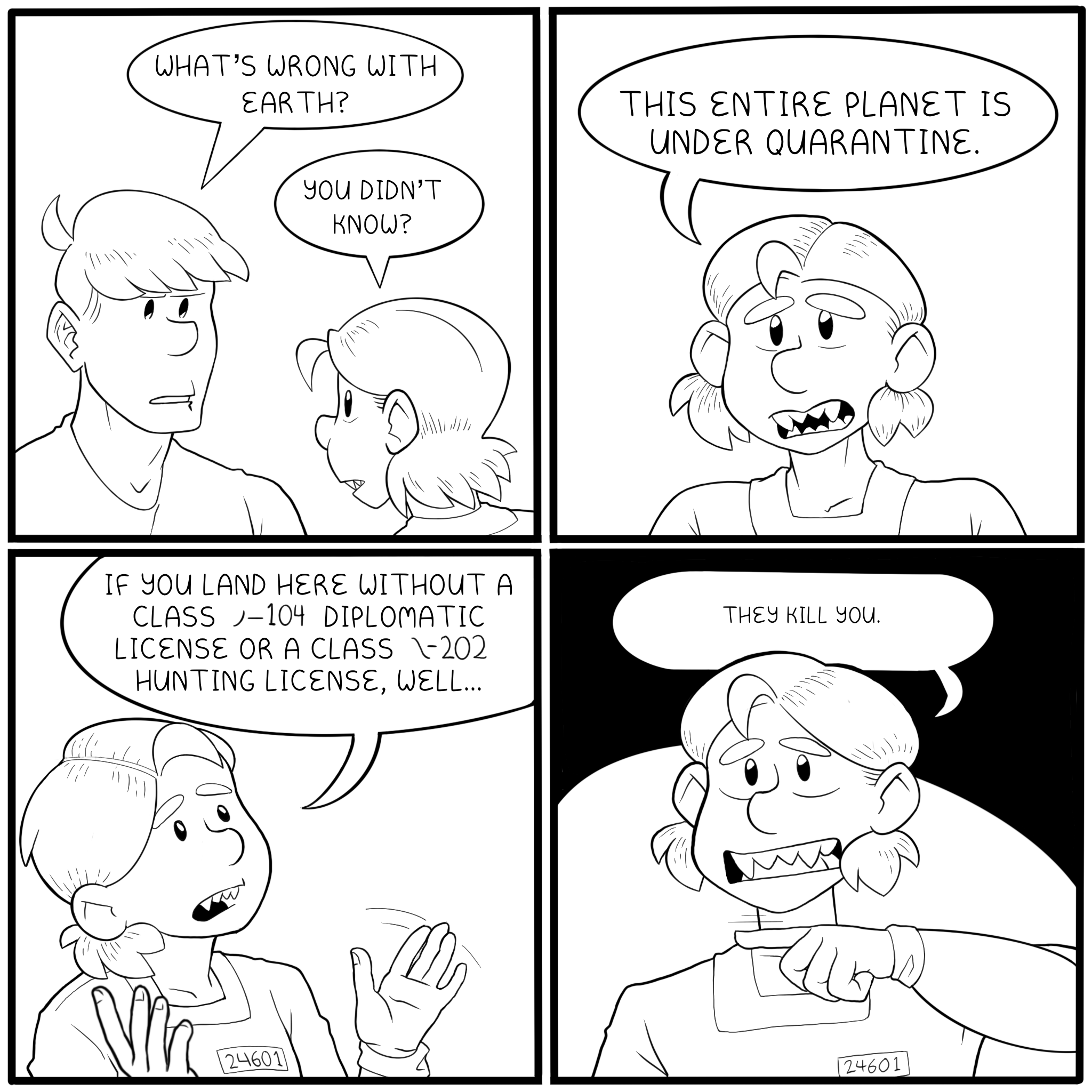 Anikai explains that Earth is under quarantine and she is not supposed to be here.